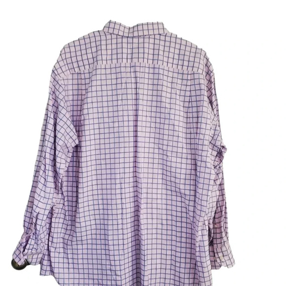 TOMMY BAHAMA BUTTON DOWN PINK & BLUE LONG SLEEVE SHIRT, SIZE 16 1/2 32 - 33 - Picture 3 of 5